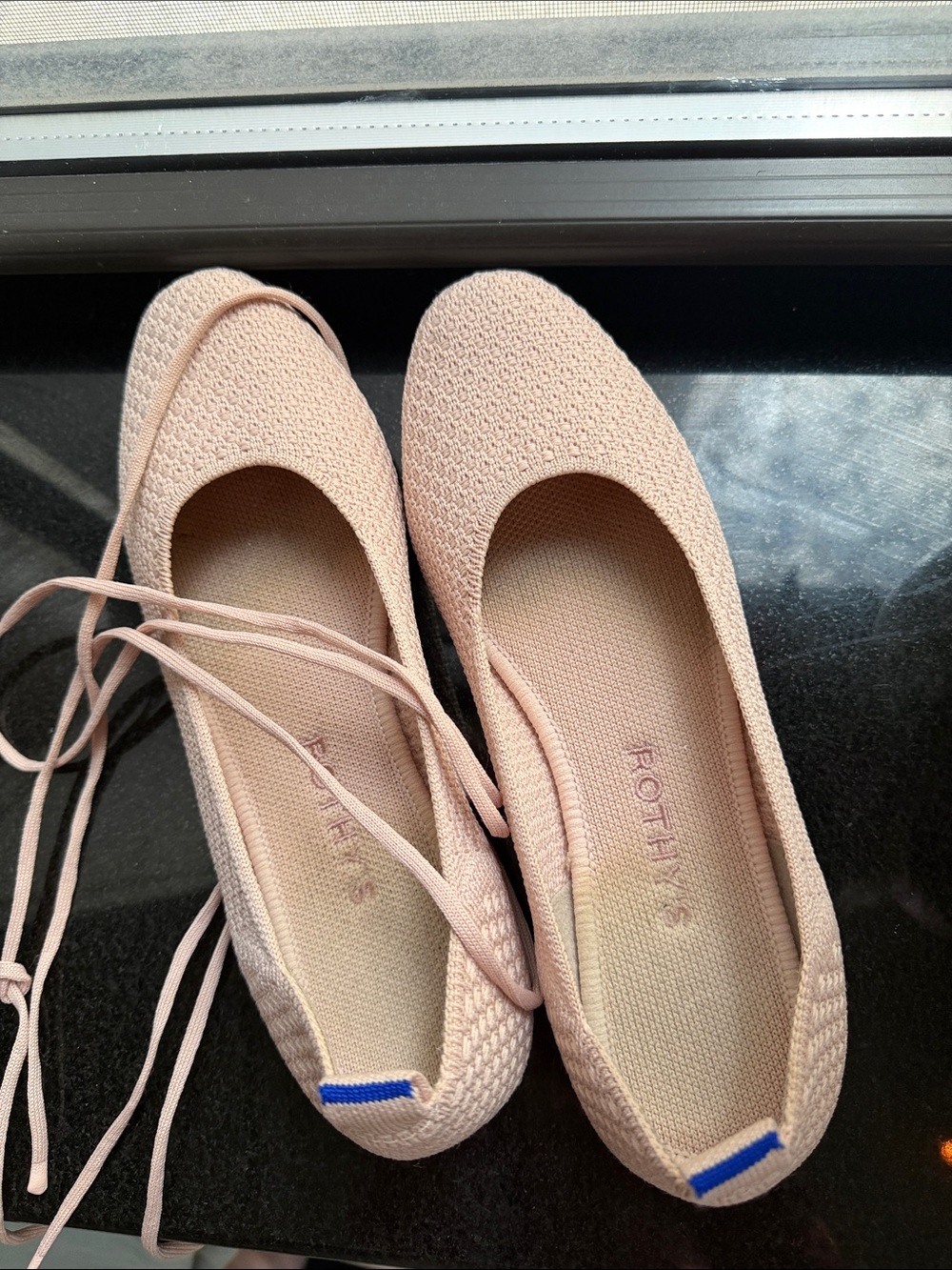 Rothy’s Strappy Ballerina Pink Ballet Flats - Picture 4 of 6